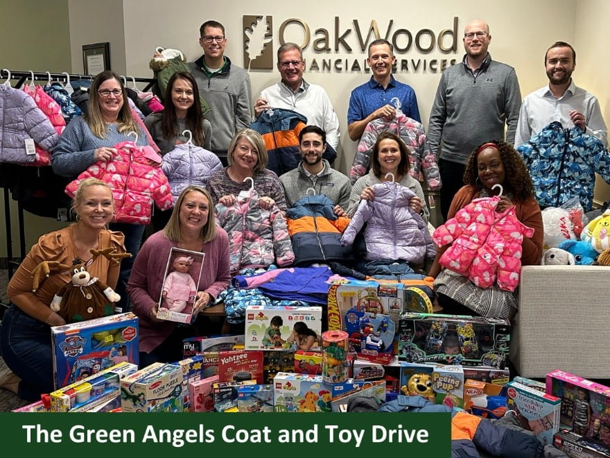 Green Angles toy drive