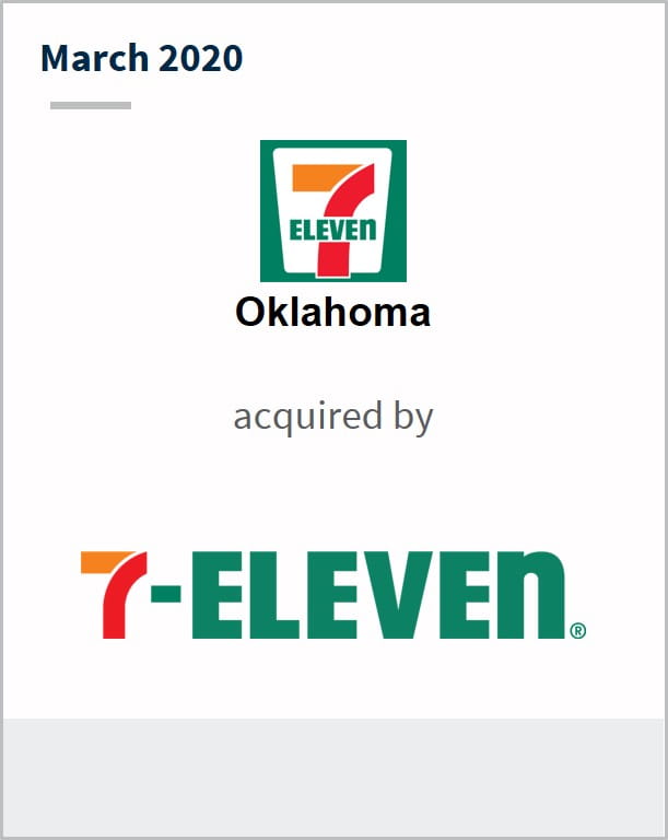 March 2020 7-Eleven Oklahoma has been acquired by 7-Eleven