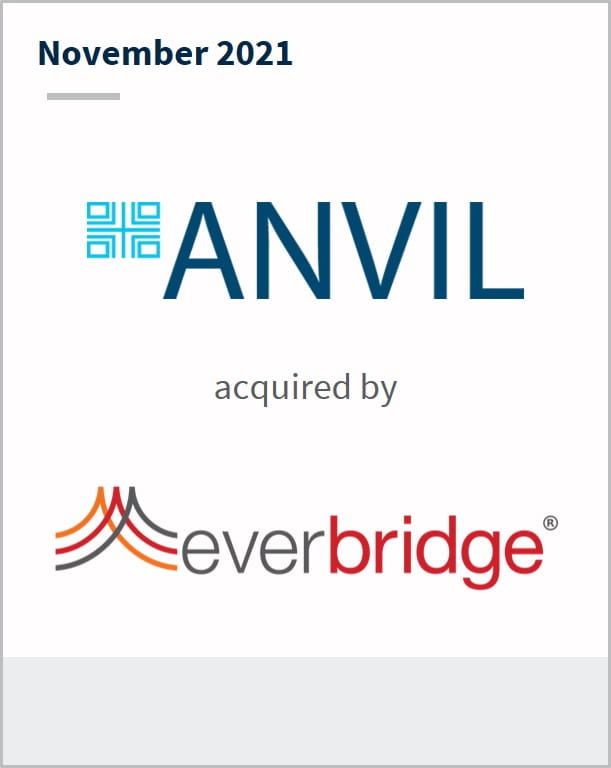 November 2021 The Anvil Group has been acquired by Everbridge