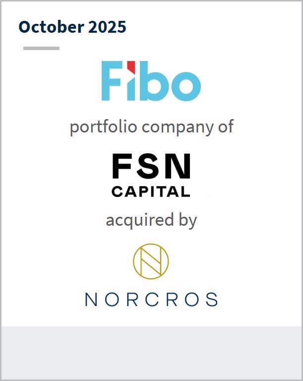 October 2025 Fibo portfolio company of FSN Capital acquired by Norcros