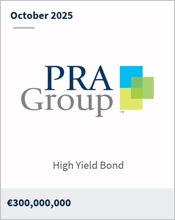 October 2025 PRA Group High Yield Bond €300,000,000