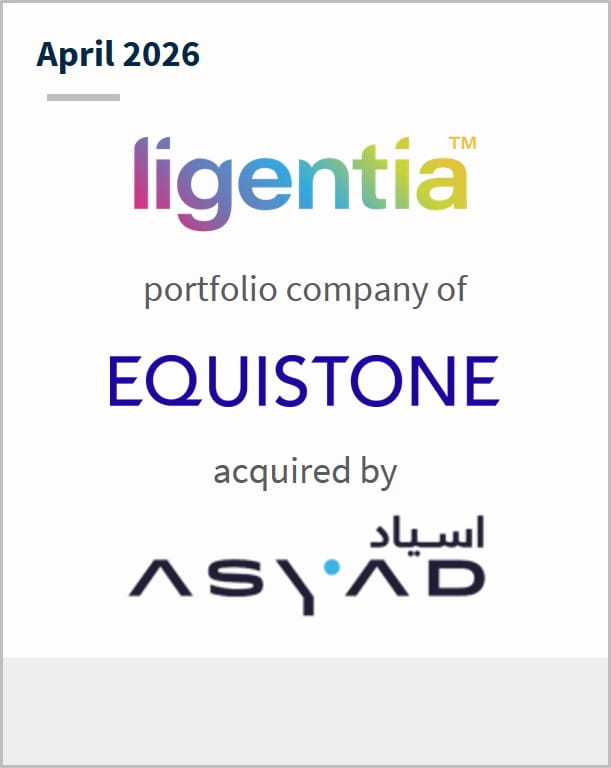 April 2026 Ligentia portfolio company of Equistone acquired by Asyad