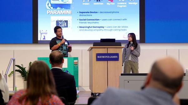 Second place students