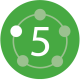 Number 5 Process Icon